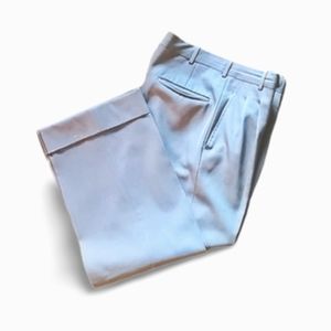 Vintage mid-century flared pleated pants (cuffed)